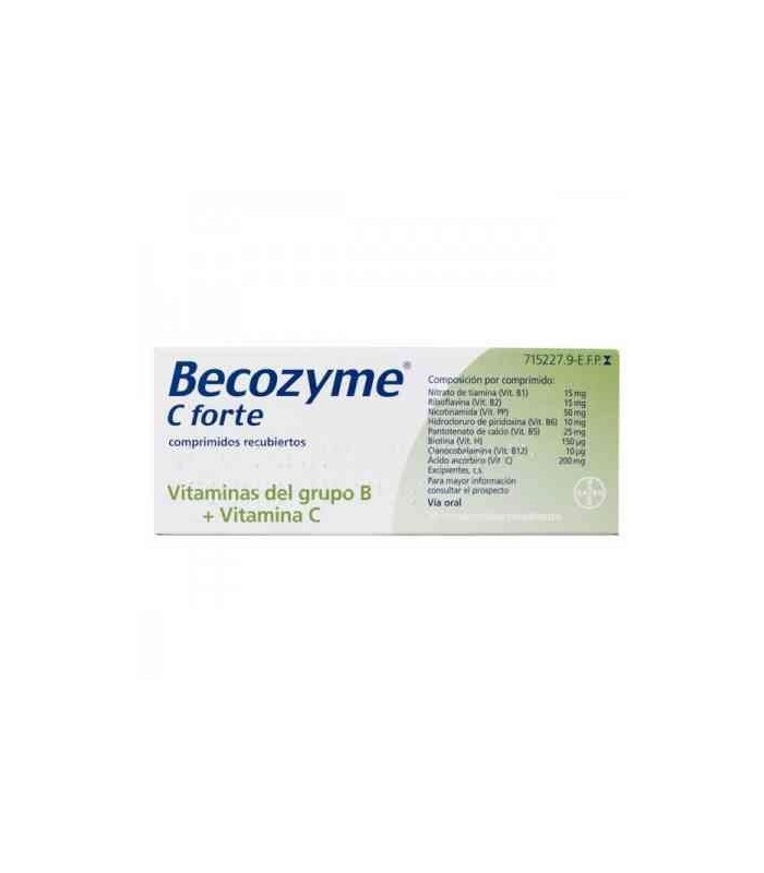 BECOZYME C FORTE 30 COMPRIMIDOS