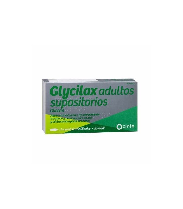 GLYCILAX ADULTOS 12 SUPOSITORIOS