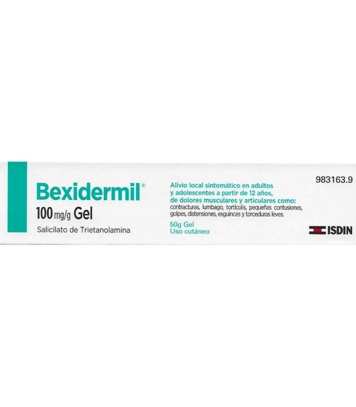 BEXIDERMIL 100 MG/G GEL 50 G