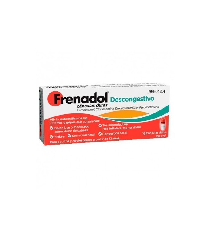 FRENADOL DESCONGESTIVO 16 CAPSULAS