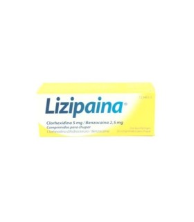 LIZIPAINA COMPRIMIDOS PARA CHUPAR 20 C
