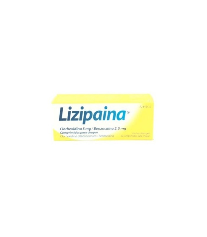 LIZIPAINA COMPRIMIDOS PARA CHUPAR 20 C