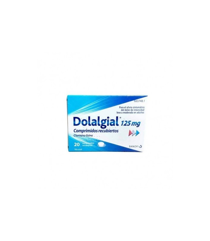 DOLALGIAL 125 MG 20 COMPRIMIDOS RECUBIERTOS