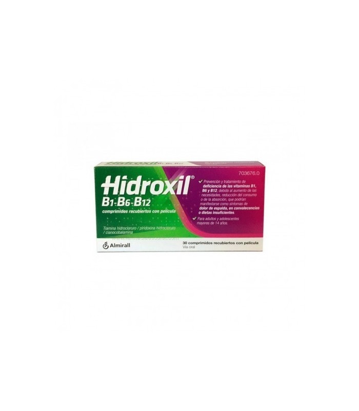 HIDROXIL B1-B6-B12 30 COMPRIMIDOS