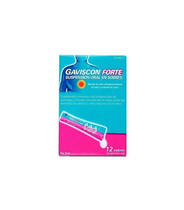 GAVISCON FORTE SUSPENSION ORAL 12 SOBRES