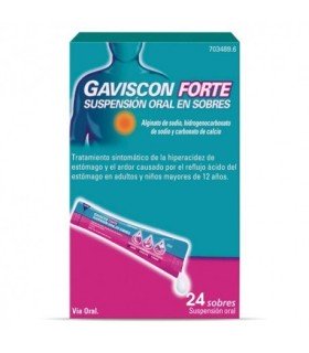 GAVISCON FORTE SUSPENSION ORAL 24 SOBRES