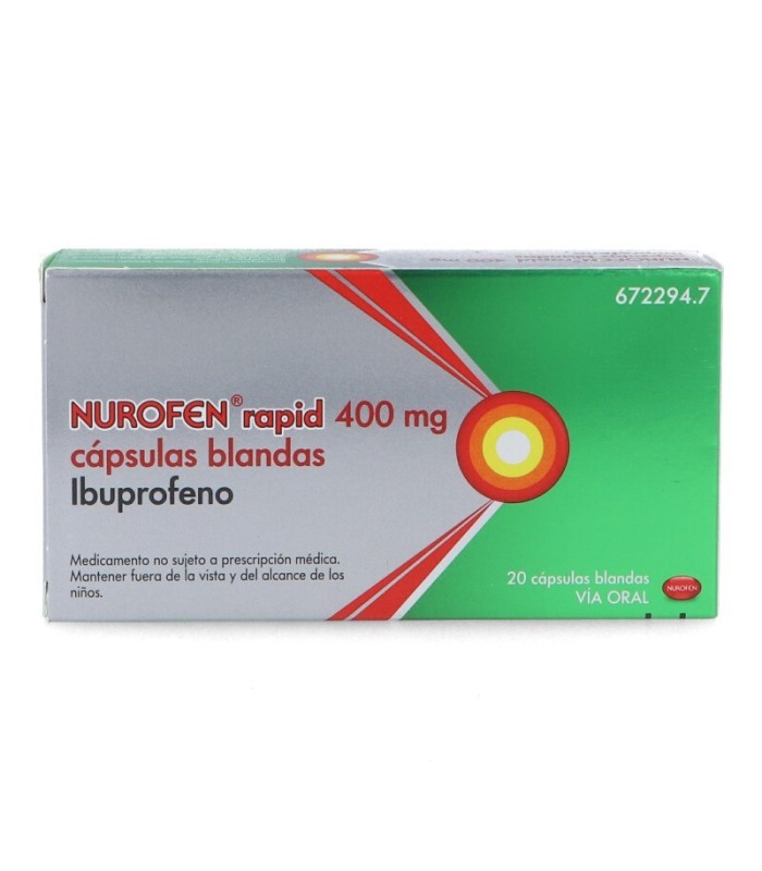 NUROFEN RAPID 400 MG 20 CÁPSULAS BLANDAS