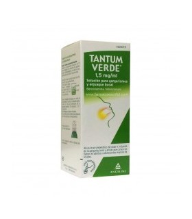 TANTUM VERDE 1.5 MG/ML SOLUCIÓN PARA GARGARISMOS Y ENJUAGUE BUCAL