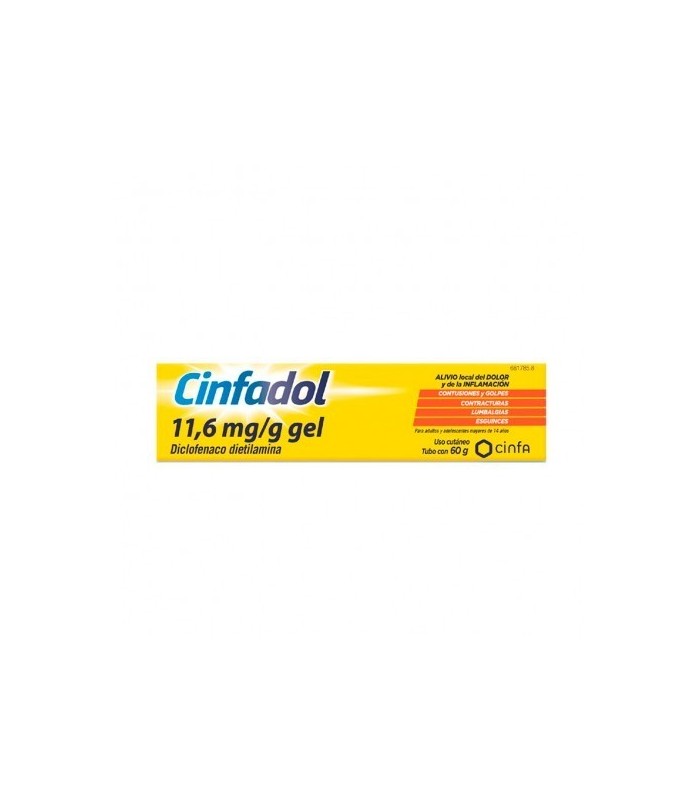 CINFADOL 11.6 MG/G GEL 60 G