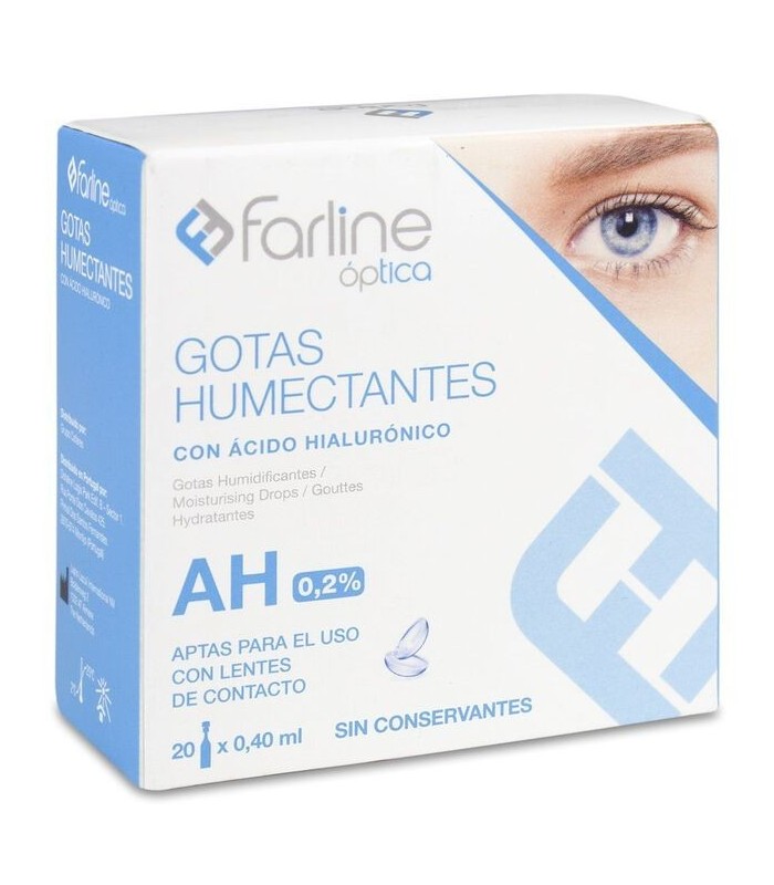 FARLINE GOTAS HUMECTANTES CON ÁCIDO HIALURÓNICO 20 X 0.4 ML