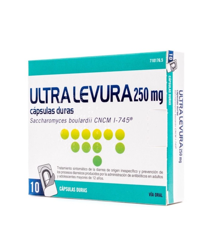 ULTRA LEVURA 250 MG 10 CÁPSULAS DURAS