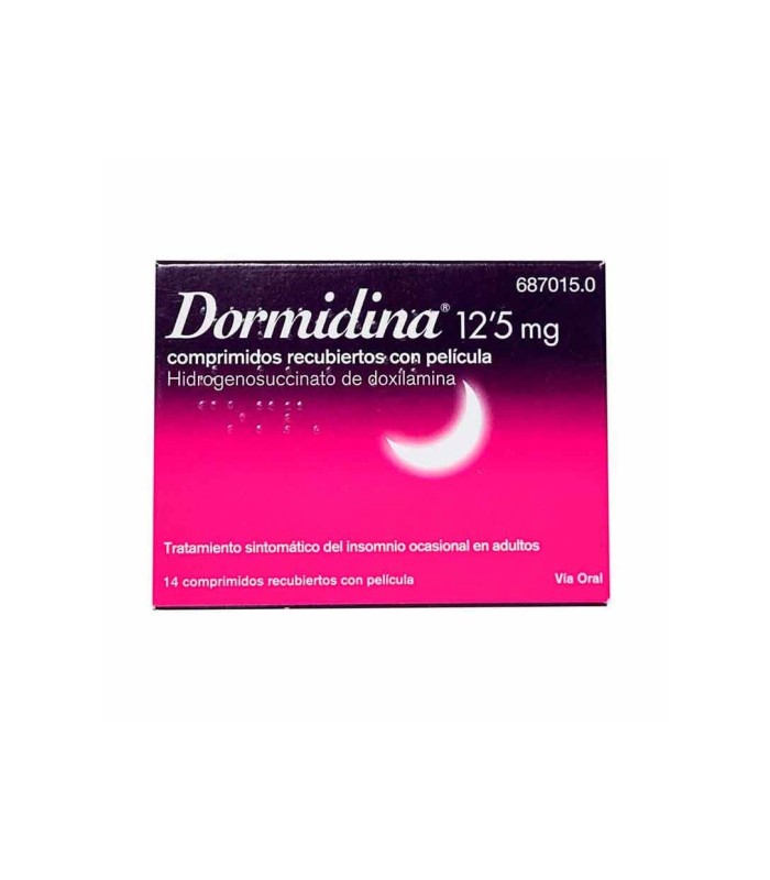 DORMIDINA 12.5 MG 14 COMPRIMIDOS