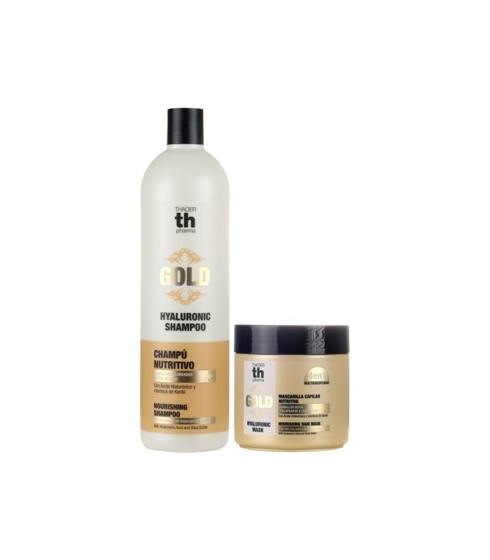 PACK AHORRO TH PHARMA GOLD CHAMPÚ NUTRITIVO 1000 ML + MASCARILLA 400 ML