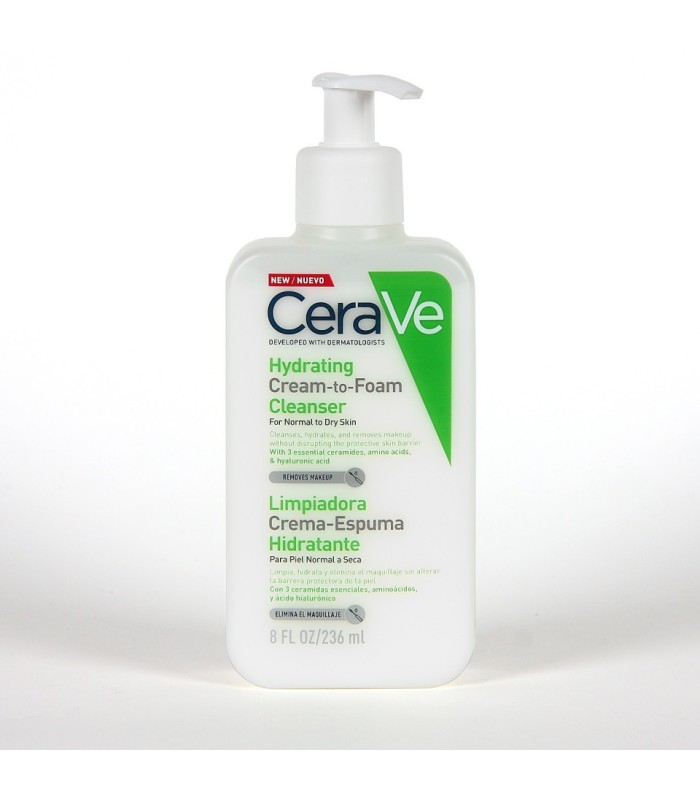 CERAVE LIMPIADORA CREMA-ESPUMA HIDRATANTE 236 ML