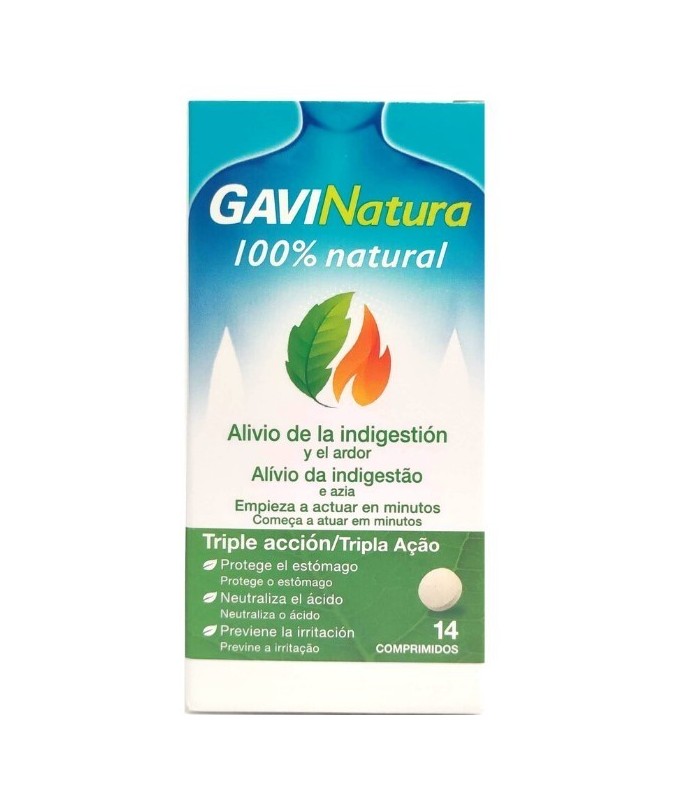 GAVINATURA 100% NATURAL 14 COMPRIMIDOS