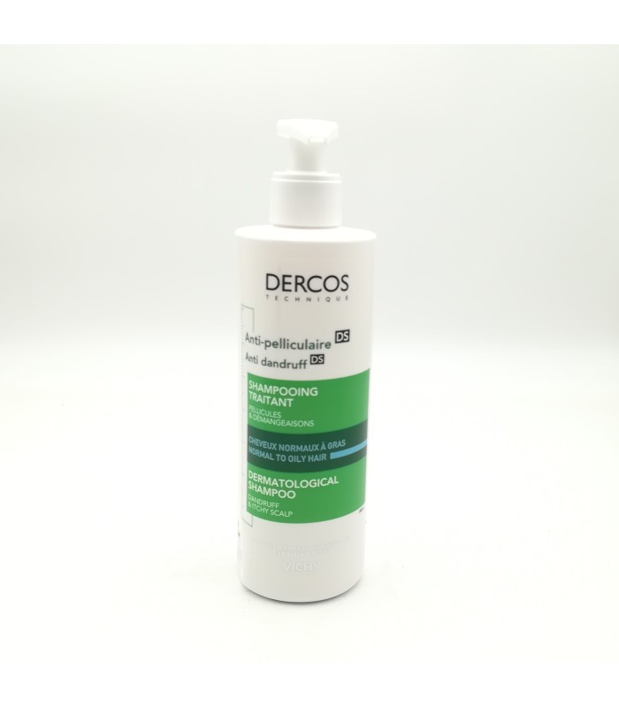 CHAMPÚ ANTICASPA CABELLO NORMAL-GRASO DERCOS VICHY 390 ML