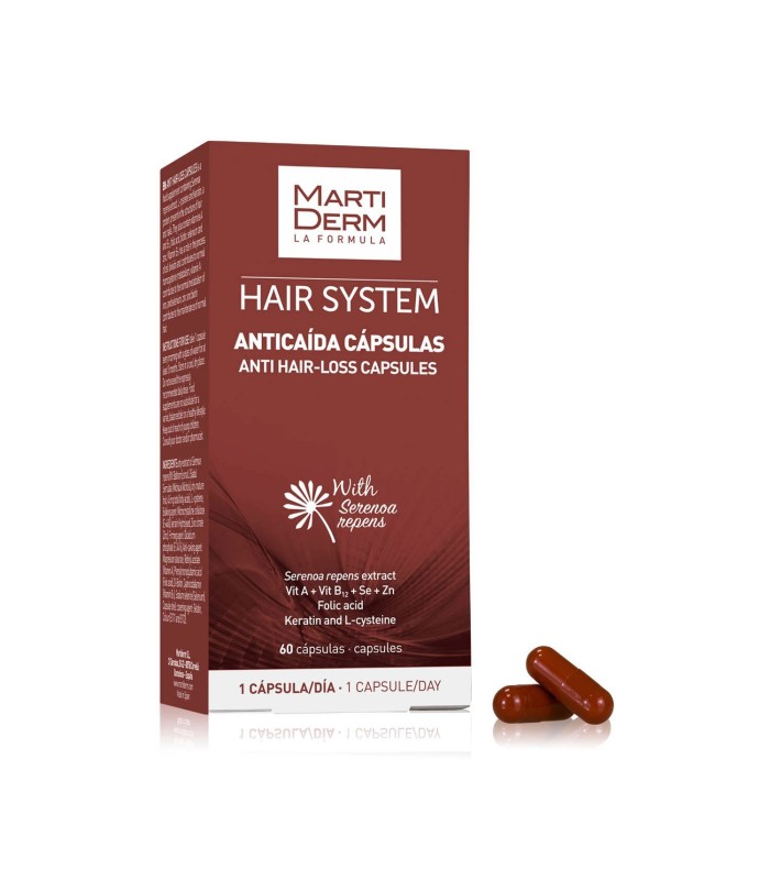 MARTIDERM HAIR SYSTEM 60 CÁPSULAS ANTICAÍDA