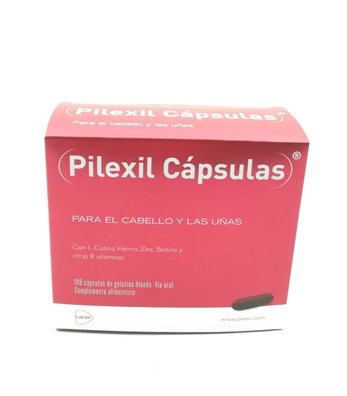 PILEXIL CÁPSULAS PARA EL CABELLO Y LAS UÑAS 100 CÁPSULAS