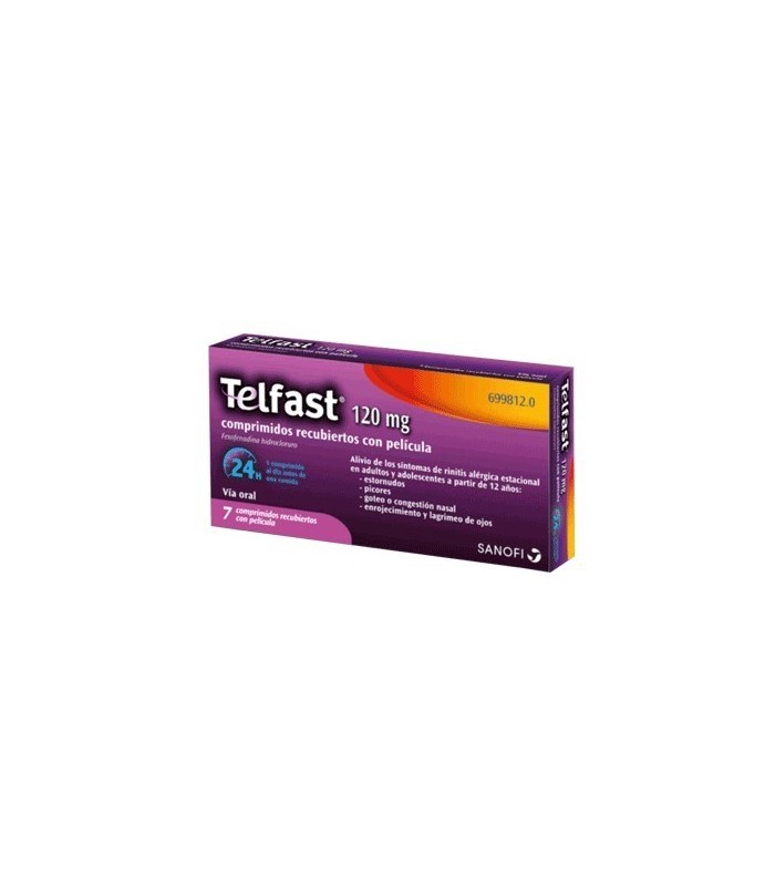 TELFAST 120 MG 7 COMPRIMIDOS