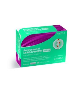 PARACETAMOL STADAPHARM 650 MG 20 COMPRIMIDOS