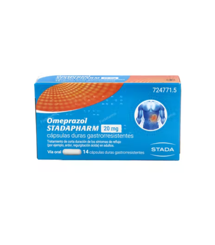 OMEPRAZOL STADAPHARM 20 MG 14 CÁPSULAS