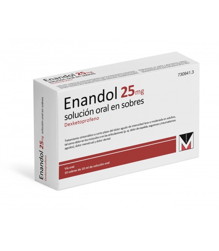 ENANDOL 25 MG SOLUCIÓN ORAL EN SOBRES 10 SOBRES