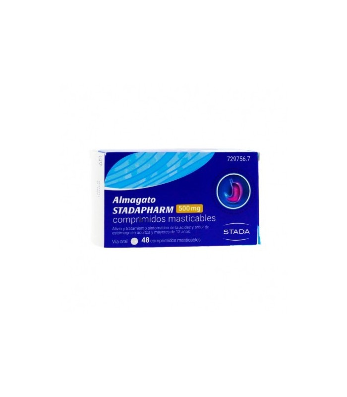 ALMAGATO STADAPHARM 500 MG 48 COMPRIMIDOS MASTICABLES