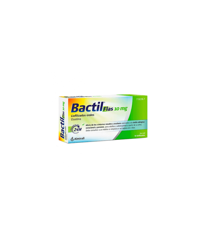 BACTIL FLAS 10 MG 10 LIOFILIZADOS ORALES