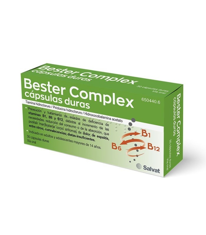 BESTER COMPLEX 30 CÁPSULAS