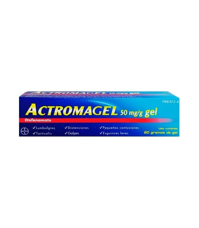 ACTROMAGEL 50 MG/G GEL 60 G