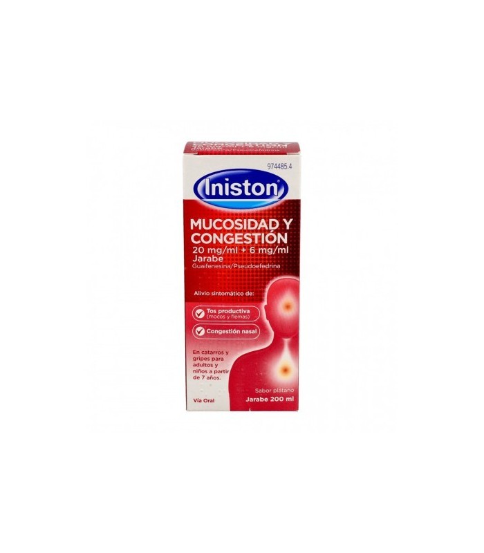 INISTON MUCOSIDAD Y CONGESTION JARABE 200 ML