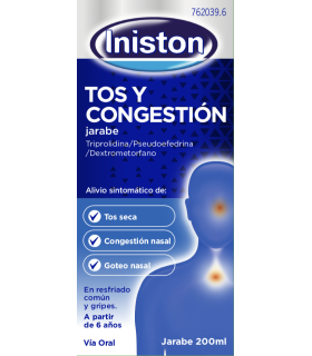 INISTON TOS Y CONGESTION JARABE 200 ML