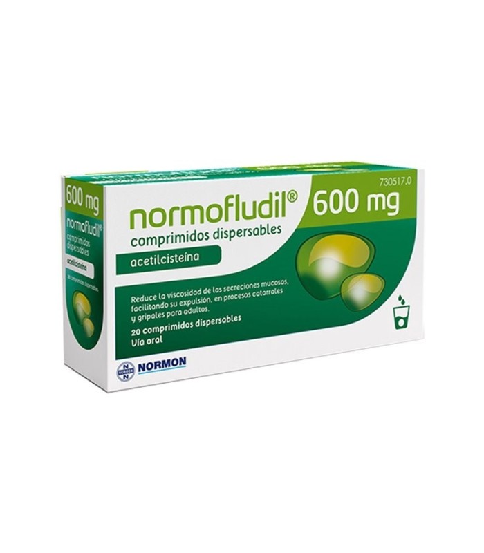 NORMOFLUDIL 600 MG 20 COMPRIMIDOS DISPERSABLES