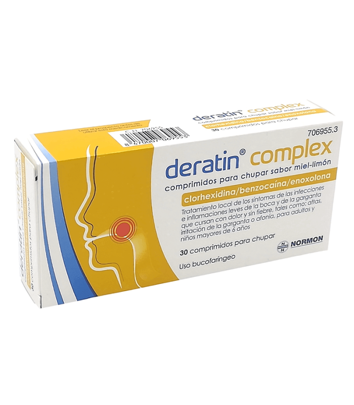 DERATIN COMPLEX 30 COMPRIMIDOS PARA CHUPAR
