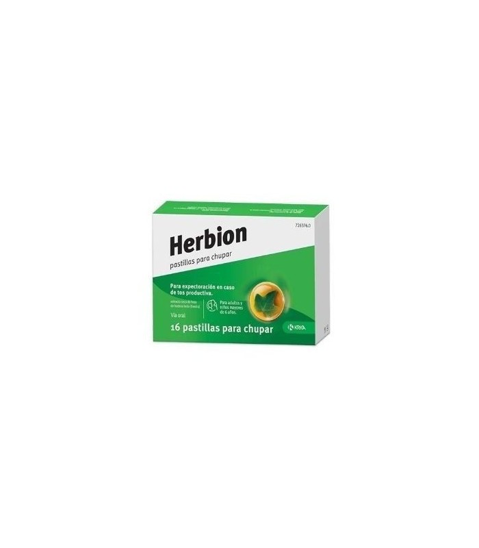 HERBION 16 PASTILLAS PARA CHUPAR