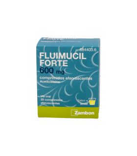 FLUIMUCIL FORTE 600 MG 20 COMPRIMIDOS EFERVESCENTES