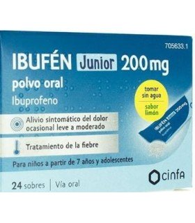 IBUFÉN JUNIOR 200 MG 24 SOBRES
