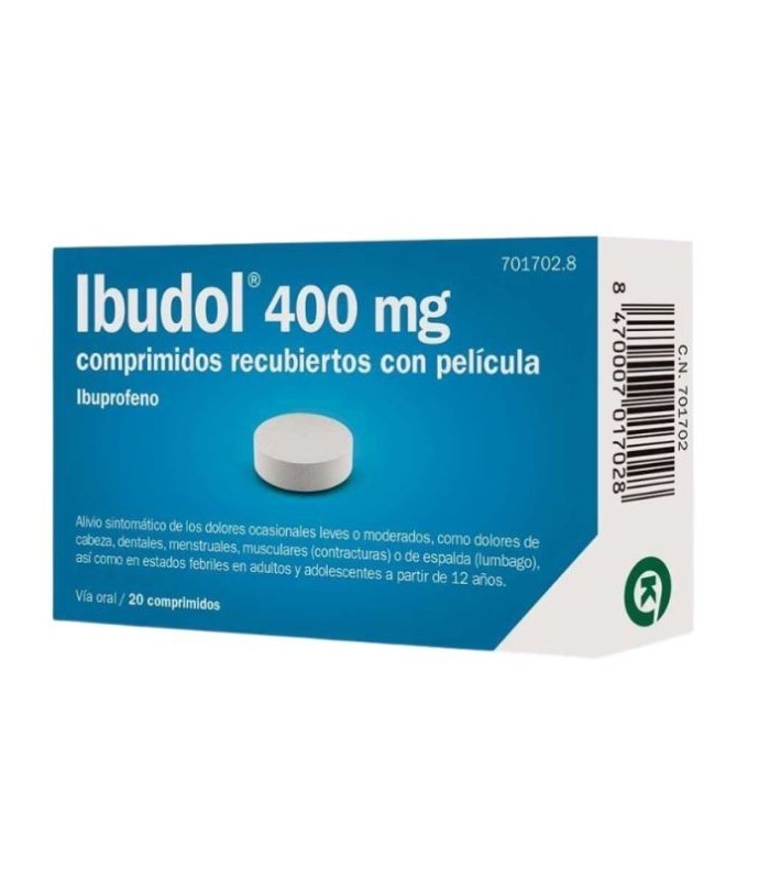 IBUDOL 400 MG 20 COMPRIMIDOS