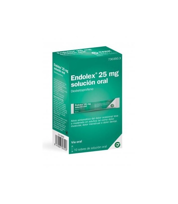 ENDOLEX 25 MG SOLUCION ORAL 10 SOBRES