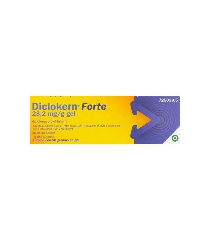 DICLOKERN FORTE 23.2 MG/G GEL 50 GRAMOS