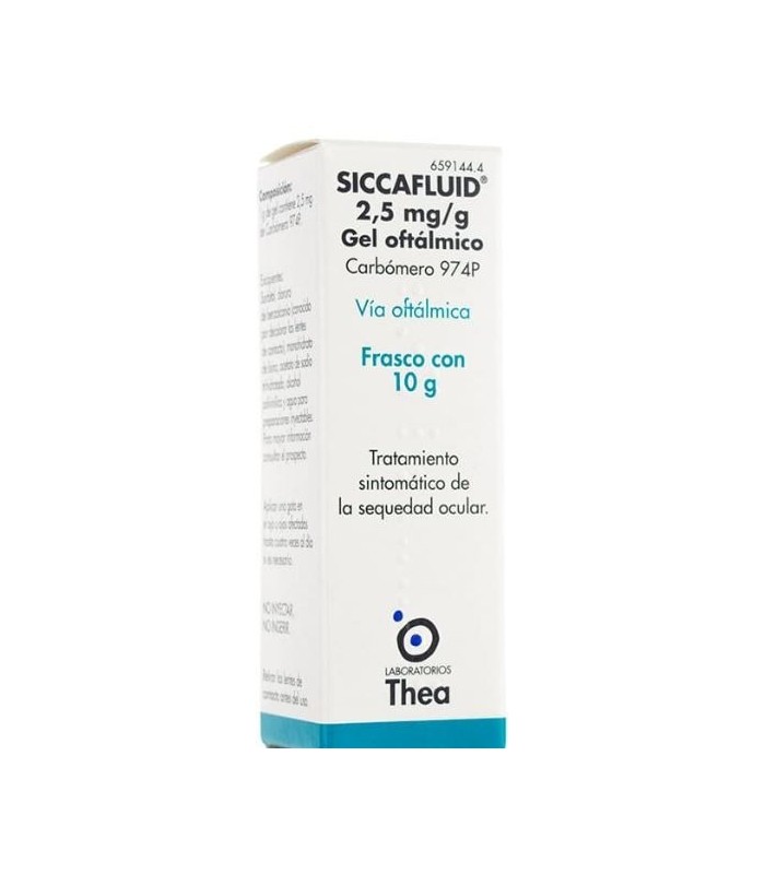 SICCAFLUID 2.5 MG/G GEL OFTÁLMICO 10 G