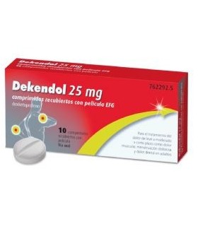 DEKENDOL 25 MG 10 COMPRIMIDOS