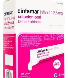 CINFAMAR INFANTIL 12.5 MG SOLUCIÓN ORAL 12 SOBRES