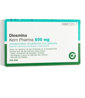 DIOSMINA KERN PHARMA 500 MG 60 COMPRIMIDOS