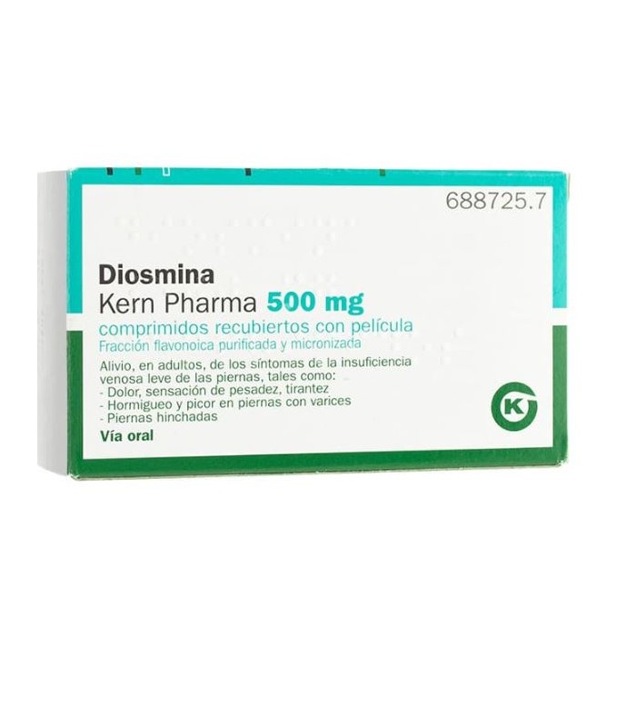 DIOSMINA KERN PHARMA 500 MG 60 COMPRIMIDOS