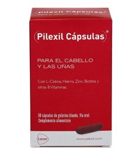 PILEXIL CÁPSULAS PARA EL CABELLO Y LAS UÑAS 50 CÁPSULAS