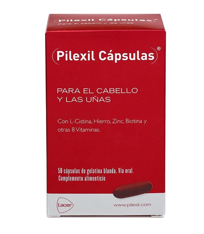 PILEXIL CÁPSULAS PARA EL CABELLO Y LAS UÑAS 50 CÁPSULAS