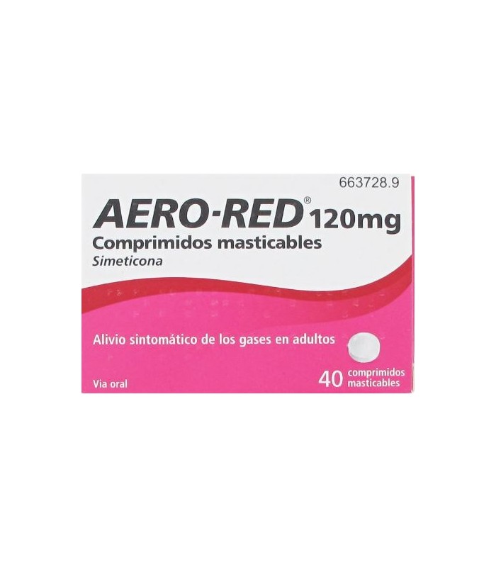 AERO RED 120 MG 40 COMPRIMIDOS MASTICABLES