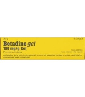 BETADINE GEL 100 MG/G GEL 30 G