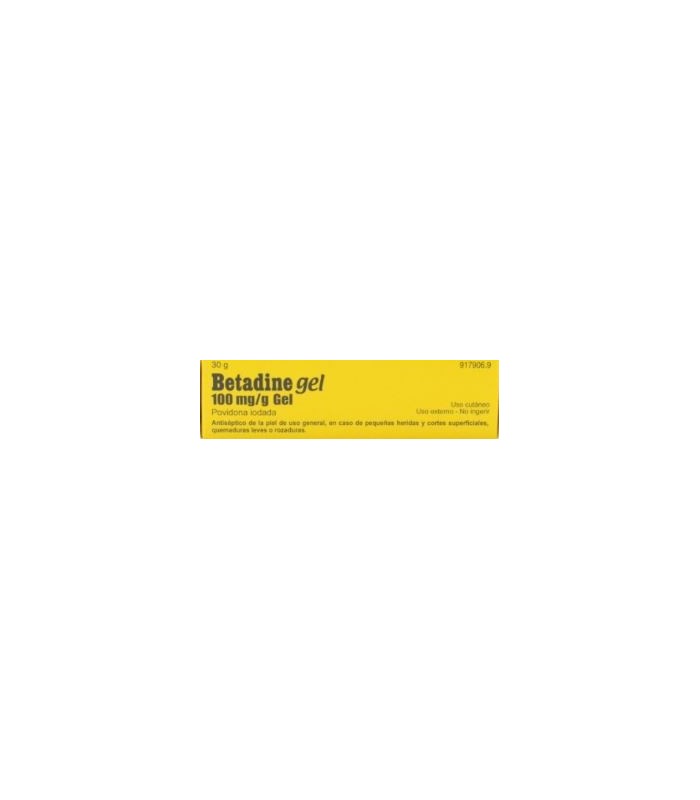 BETADINE GEL 100 MG/G GEL 30 G